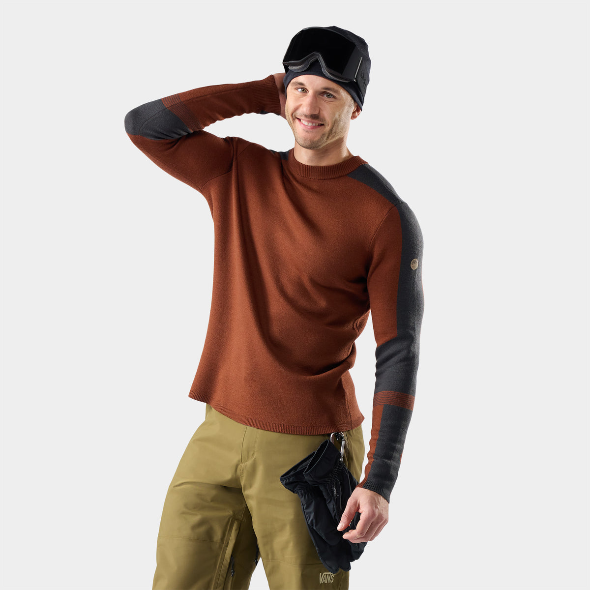 Men's Alpine Crew Burnt Sienna - ver - 1