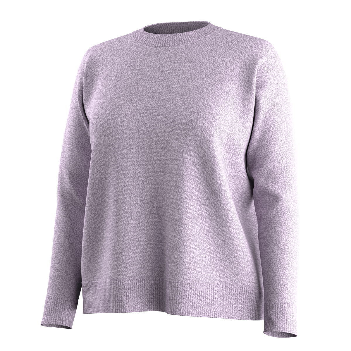 Women's Edgewood Crew Sweater Icy Lavender Heather - ver - 3
