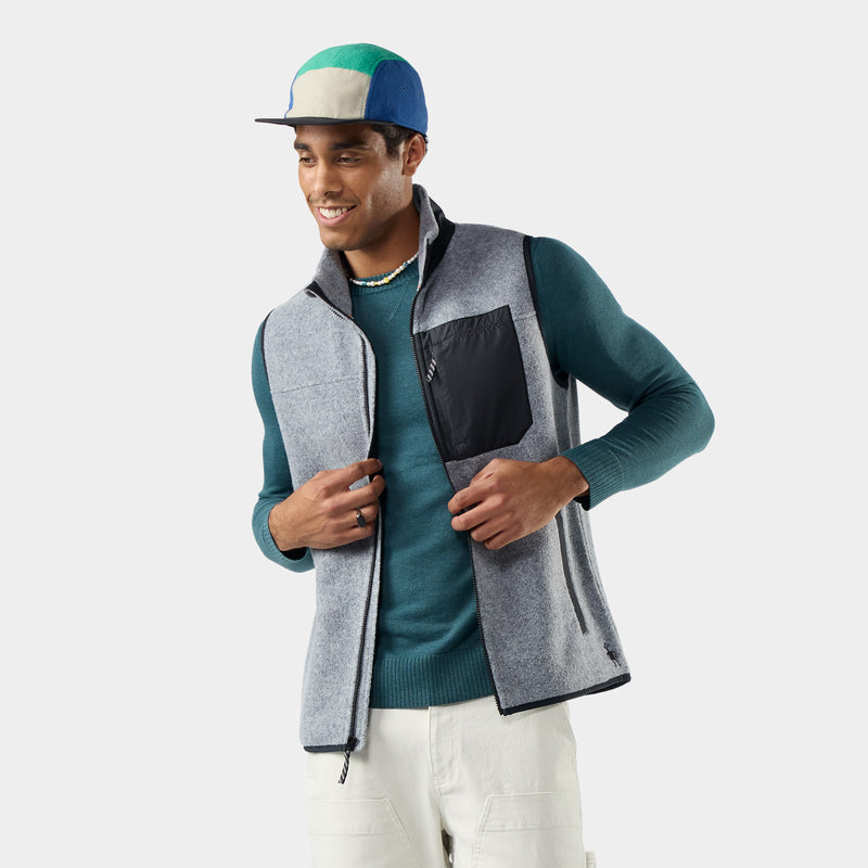 Men's Second Cut™ Fleece Vest - Light Gray Heather / XXL