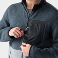 Men's Second Cut™ Fleece Jacket Light Gray-Deep Navy - ver - 4