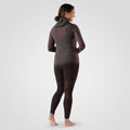 Women's Intraknit™ Thermal Merino Base Layer Hoodie Charcoal-Coral Reef - ver - 2