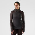 Women's Intraknit™ Thermal Merino Base Layer Hoodie Charcoal-Coral Reef - ver - 1