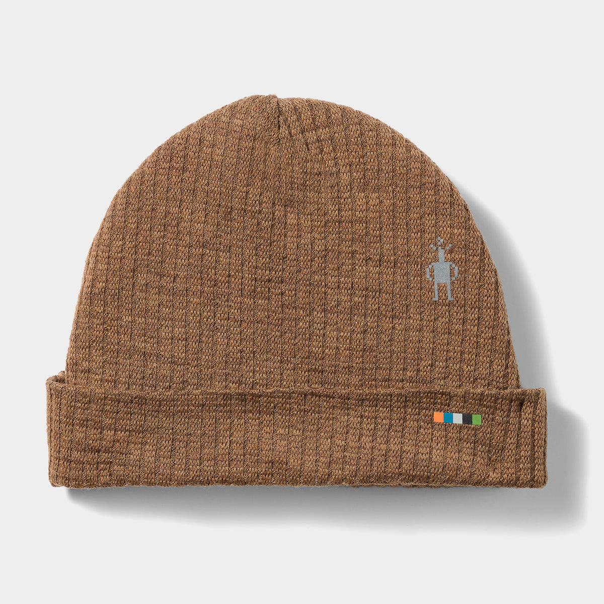 Thermal Merino Rib Beanie Mocha Heather - ver - 2