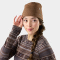 Thermal Merino Rib Beanie Mocha Heather - ver - 1