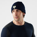 Smartwool Geo Peaks Patch Beanie Deep Navy - ver - 2