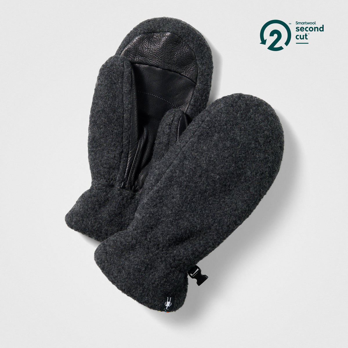 Second Cut™ Fleece Mitten Charcoal - ver - 1