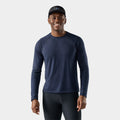 Men's Intraknit™ Seamless Long Sleeve Deep Navy - ver - 1