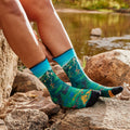 Chaussette de randonnée imprimée Mountain Lake pour femmes  - voir - 4