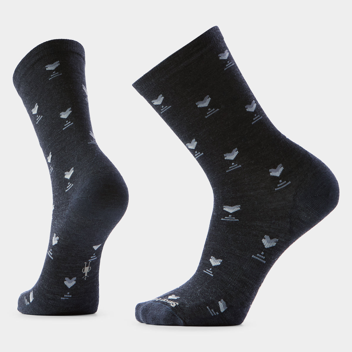 Everyday Stout Street Crew Socks Charcoal - ver - 1