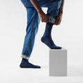 Everyday Stout Street Crew Socks Charcoal - ver - 2