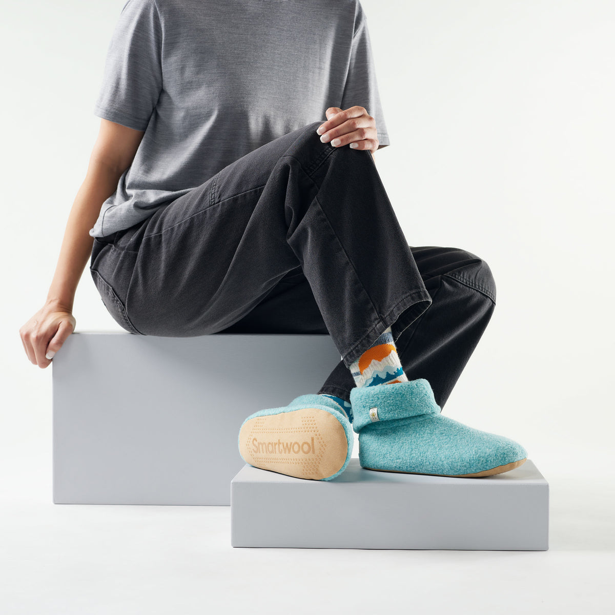Pantoufle Second Cut™ en molleton  - voir - 1