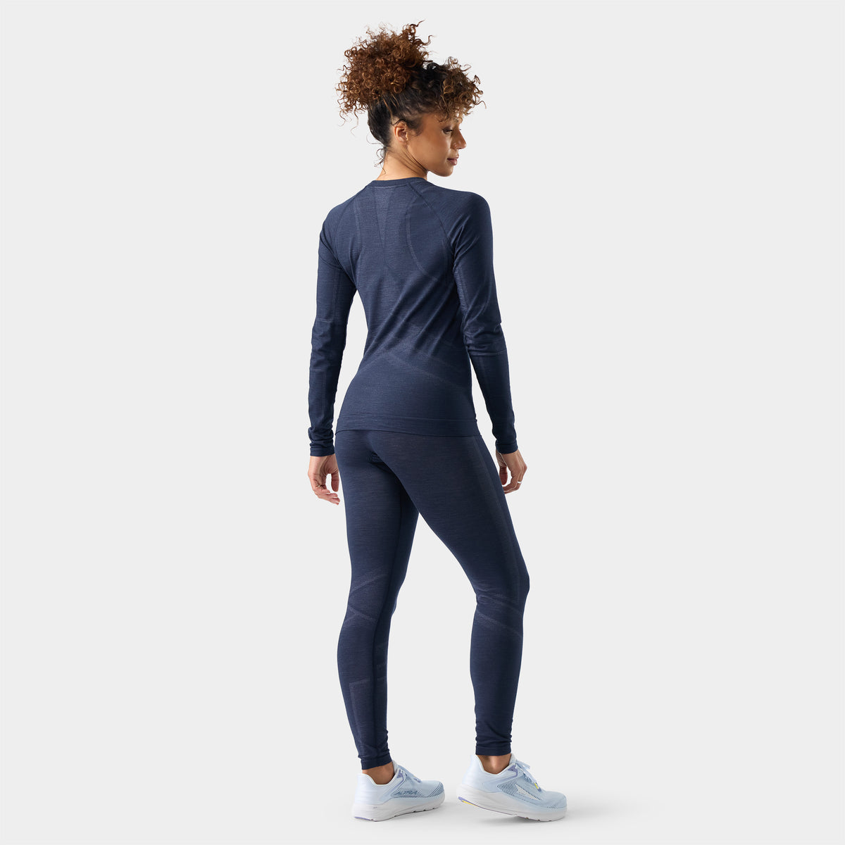 Women's Intraknit™ All-Season Merino Base Layer Bottom Deep Navy - ver - 2