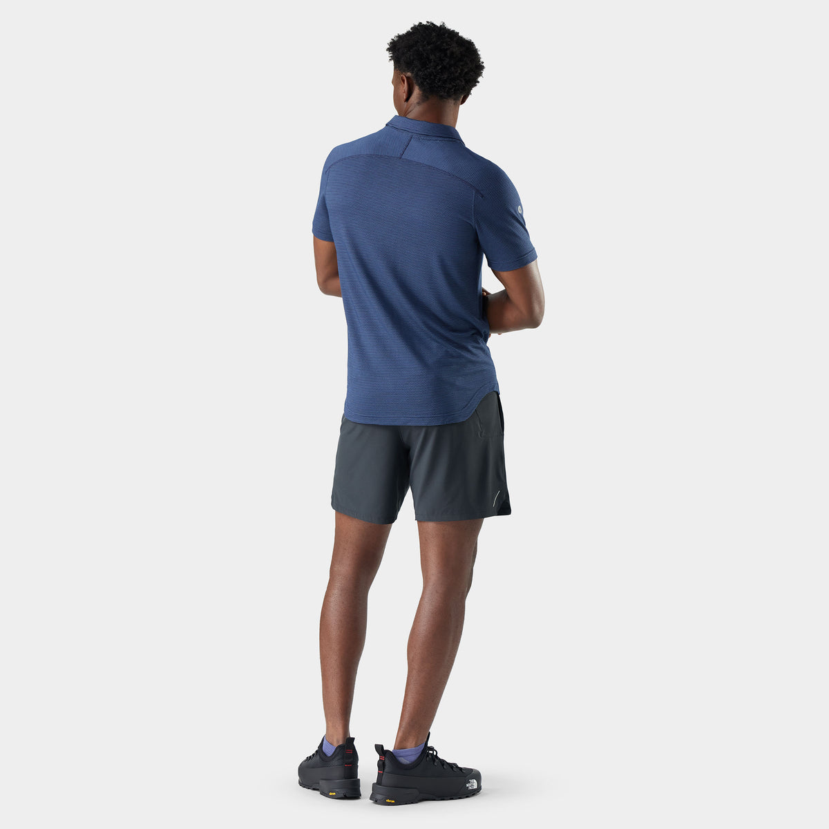 Men's Active Mesh Polo Nightfall Blue-Deep Navy - ver - 2