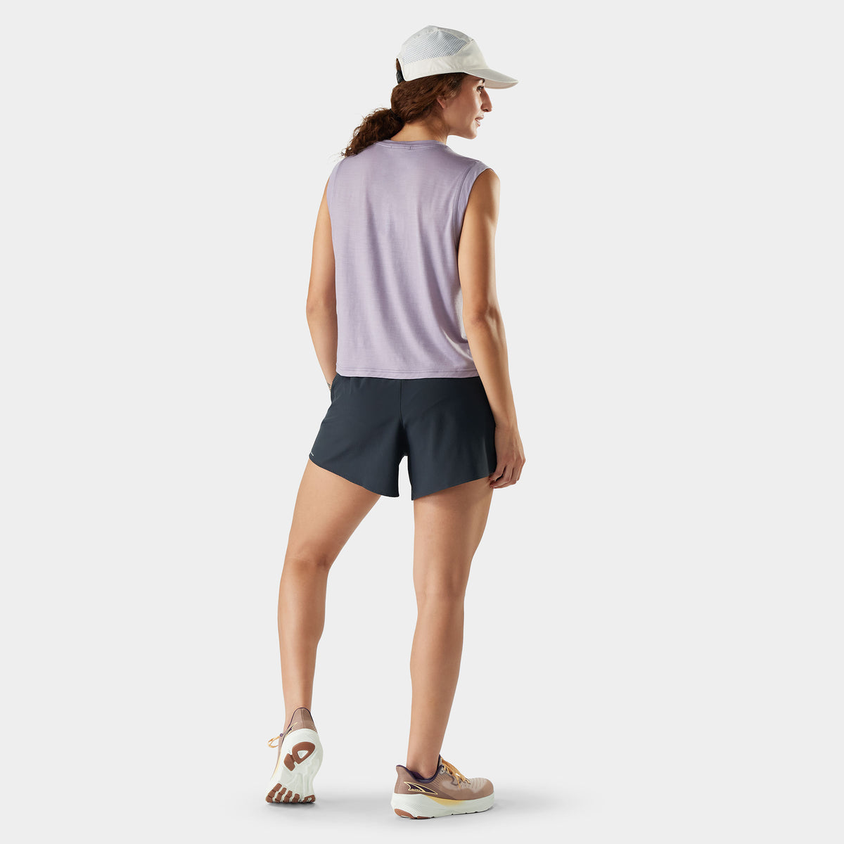 Women's Active Ultralite Crop Tank Purple Storm - ver - 2