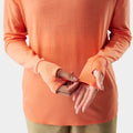 Women's Merino Sun Hoodie Coral Reef - ver - 3