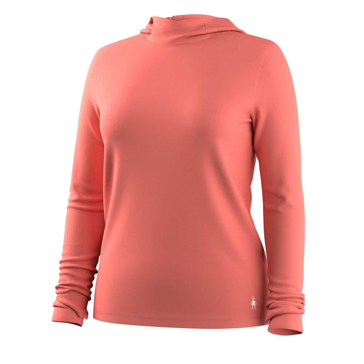 Women's Merino Sun Hoodie Coral Reef - ver - 5