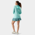 Women's Active Mesh Hoodie Pacific Blue - ver - 2