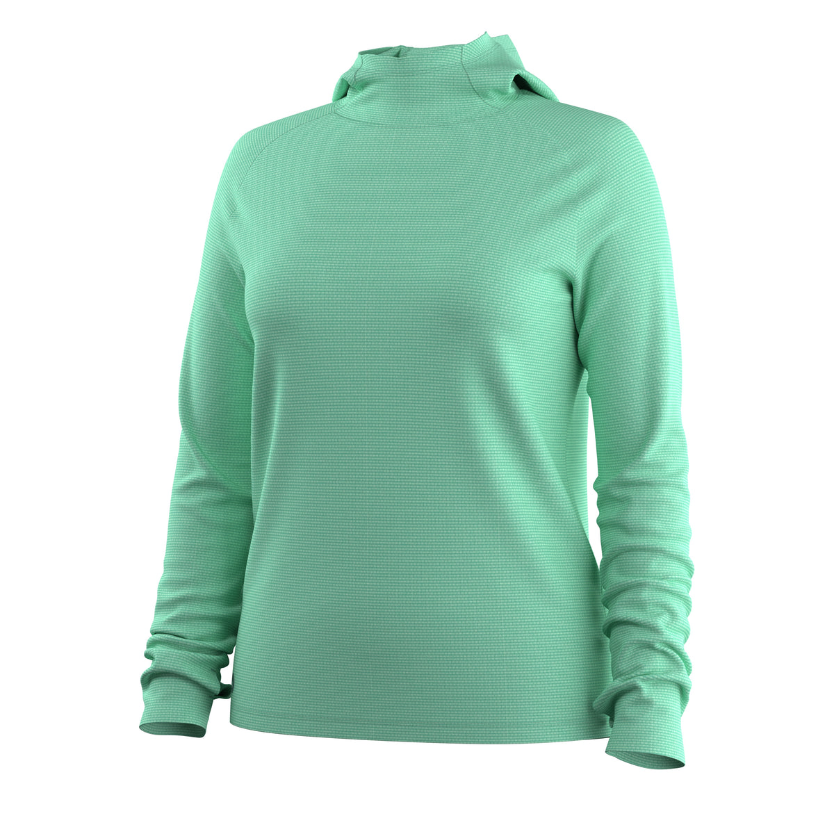 Women's Active Mesh Hoodie Pacific Blue - ver - 5