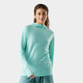 Women's Active Mesh Hoodie Pacific Blue - ver - 1