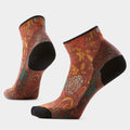 Women's Bike Paisley Print Ankle Socks Picante - ver - 1