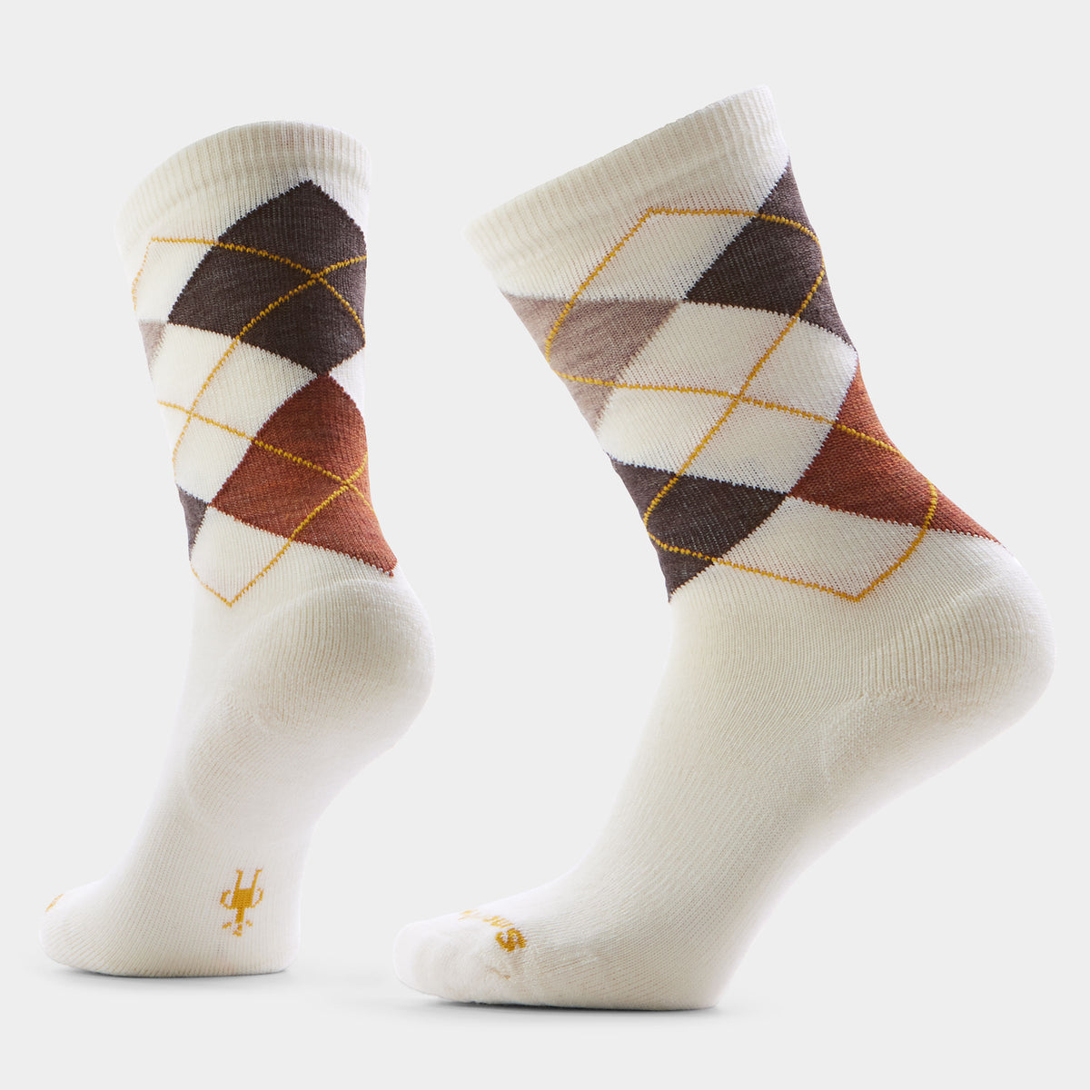 Everyday Diamond Jim Argyle Crew Socks Natural - ver - 1