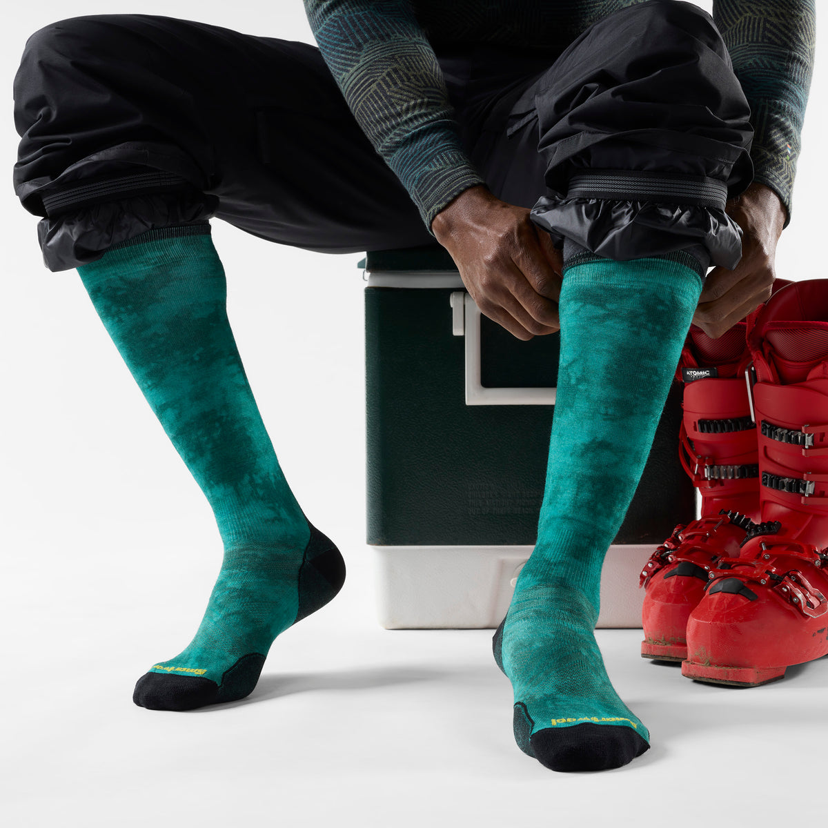 Chaussette de ski sous-genou Shale  - voir - 2