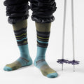 Ski Expanding Horizons Over the Calf Socks Winter Moss - ver - 2