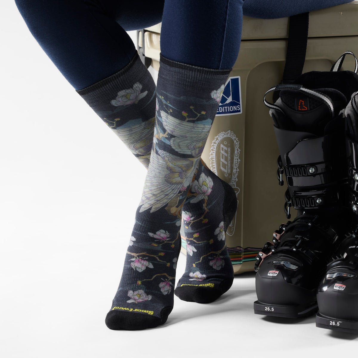 Chaussette de ski sous-genou Nightwatcher pour femmes  - voir - 2