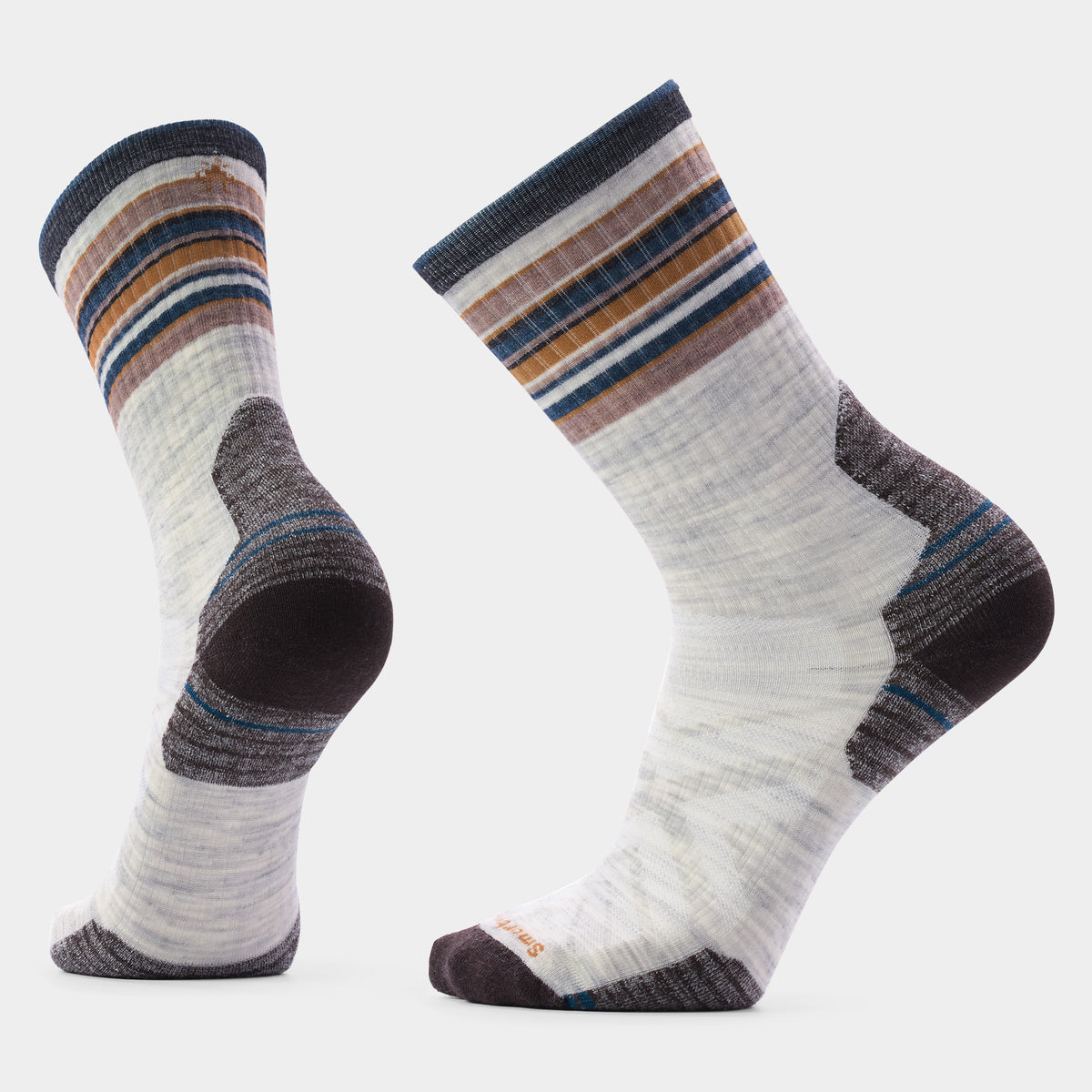 Hike Striped Crew Socks Ash - ver - 1