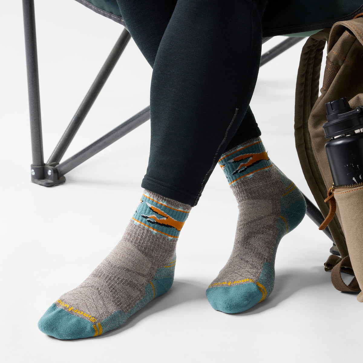 Mi-chaussette de randonnée Fox Meadow pour femmes  - 2
