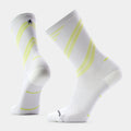 Run Pattern Crew Socks White - ver - 1