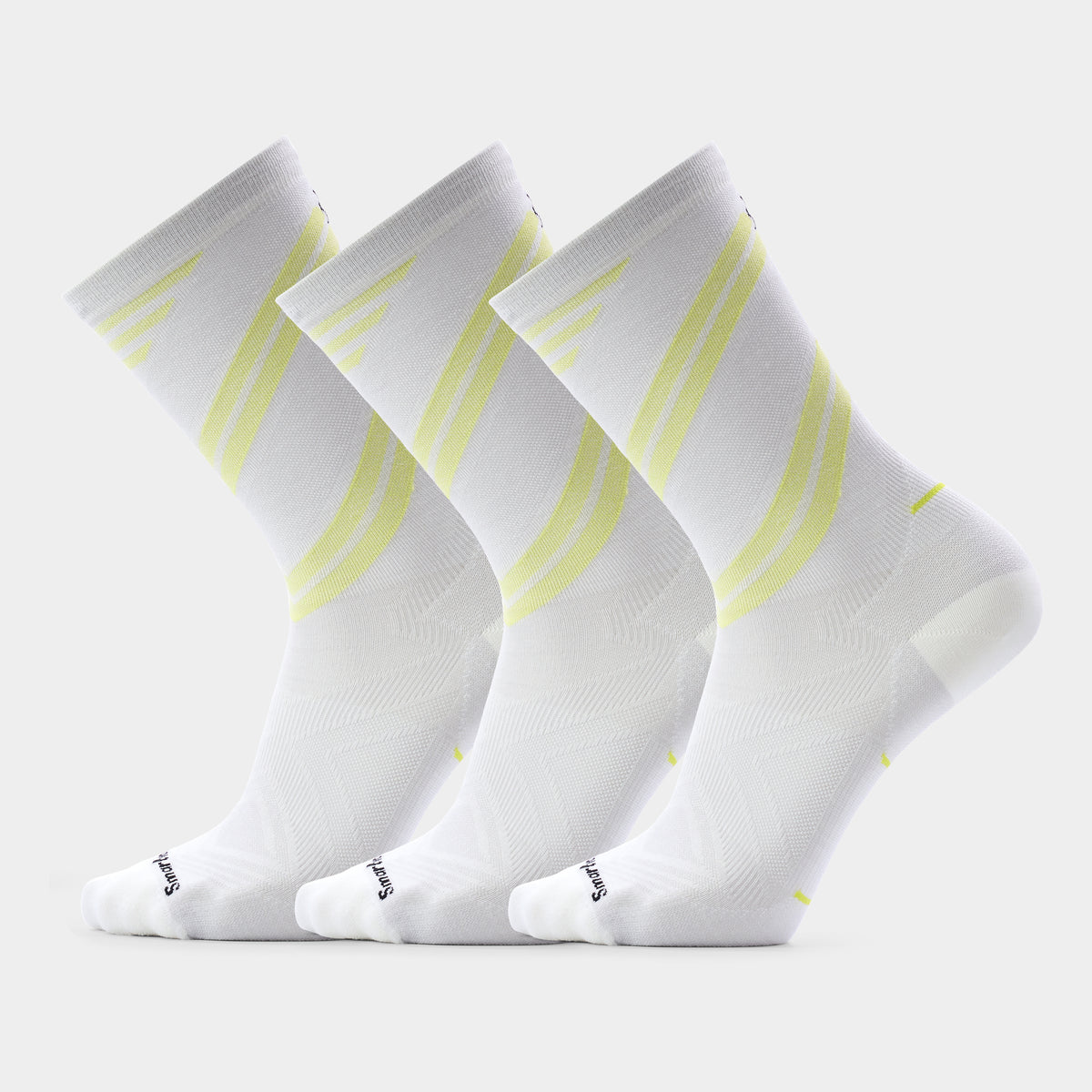 Run Pattern Crew Socks 3-Pack  - ver - 1
