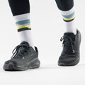 Run Cold Weather Horizons Crew Socks White - ver - 2
