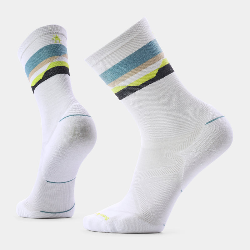 Run Cold Weather Horizons Crew Socks - White / L