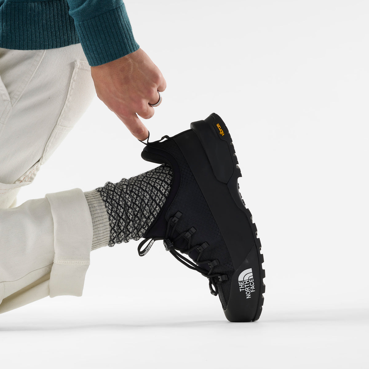 Everyday Cozy Mercantile Crew Socks Ash - ver - 2