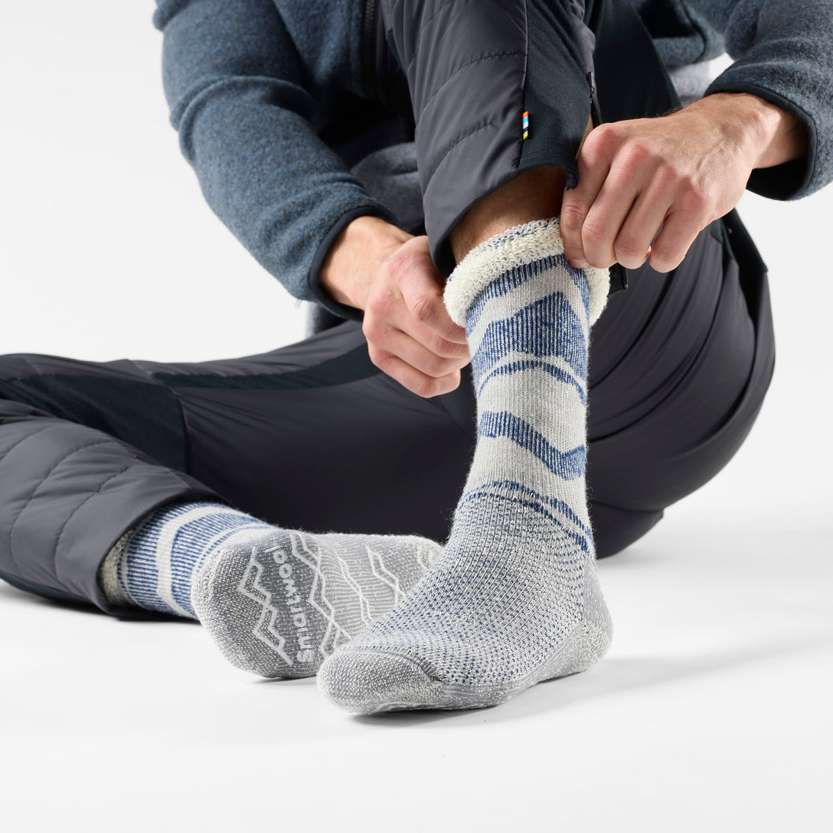 Everyday Cozy Slipper Socks Deep Navy - ver - 2
