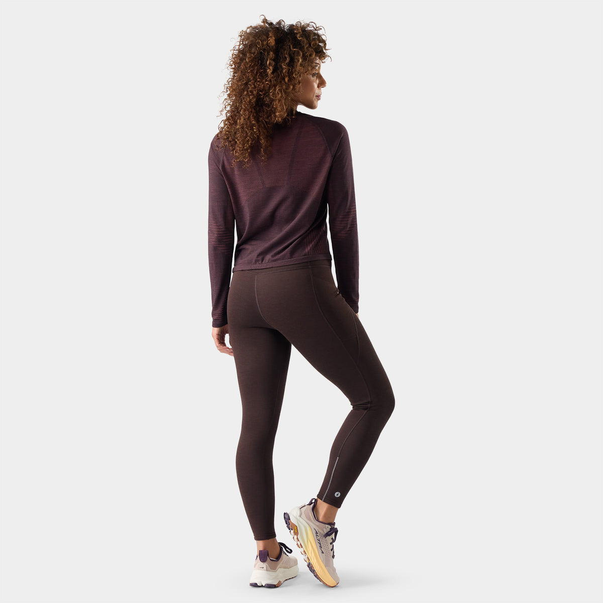 Women's Active Fleece Tight Mink - ver - 2