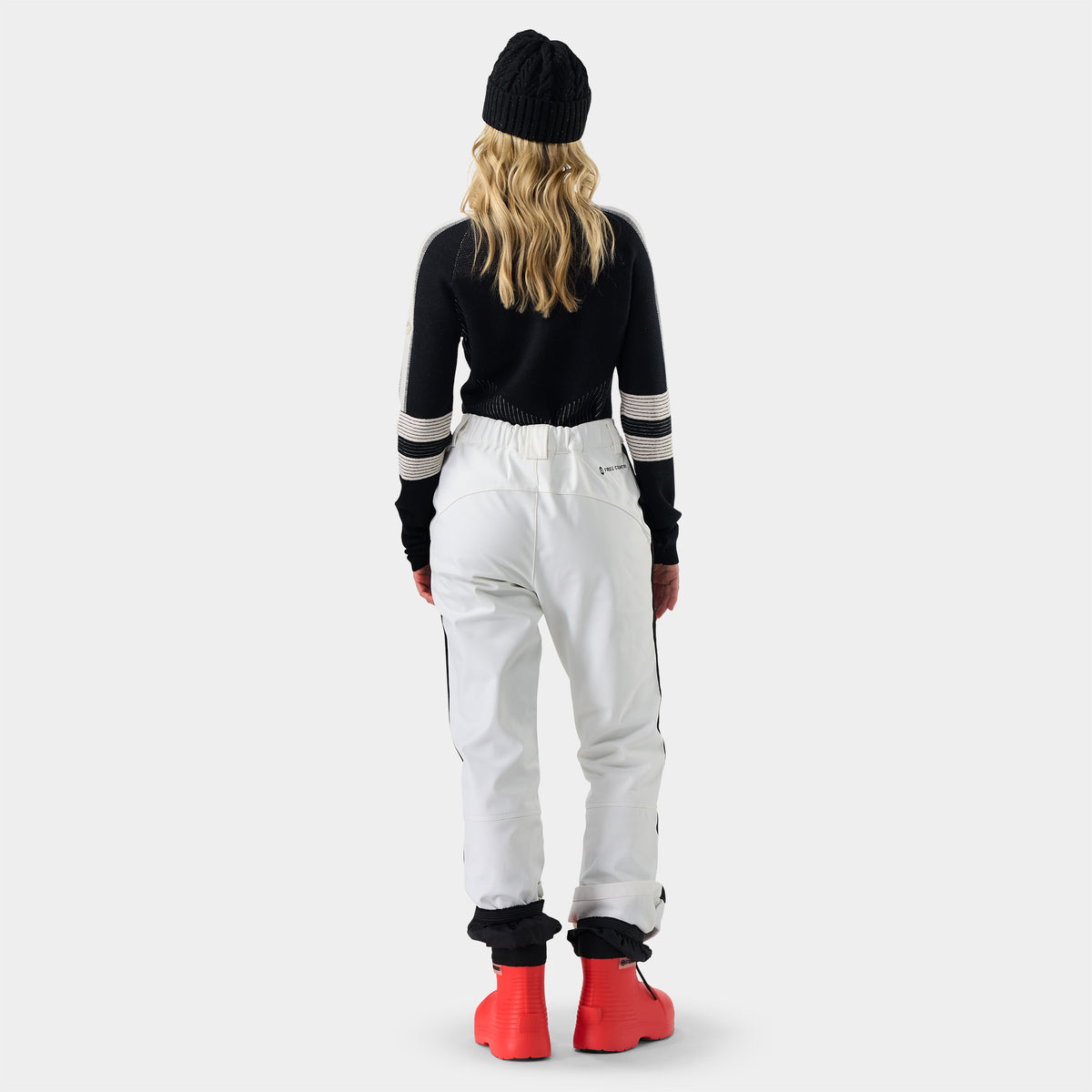 Women's Alpine Turtleneck Black-White - ver - 2