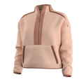 Haut en molleton Second Cut™ à demi-glissière pour femmes  - voir - 4