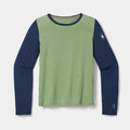 Kids' Classic Merino Blend Base Layer Crew Green Tea - ver - 3