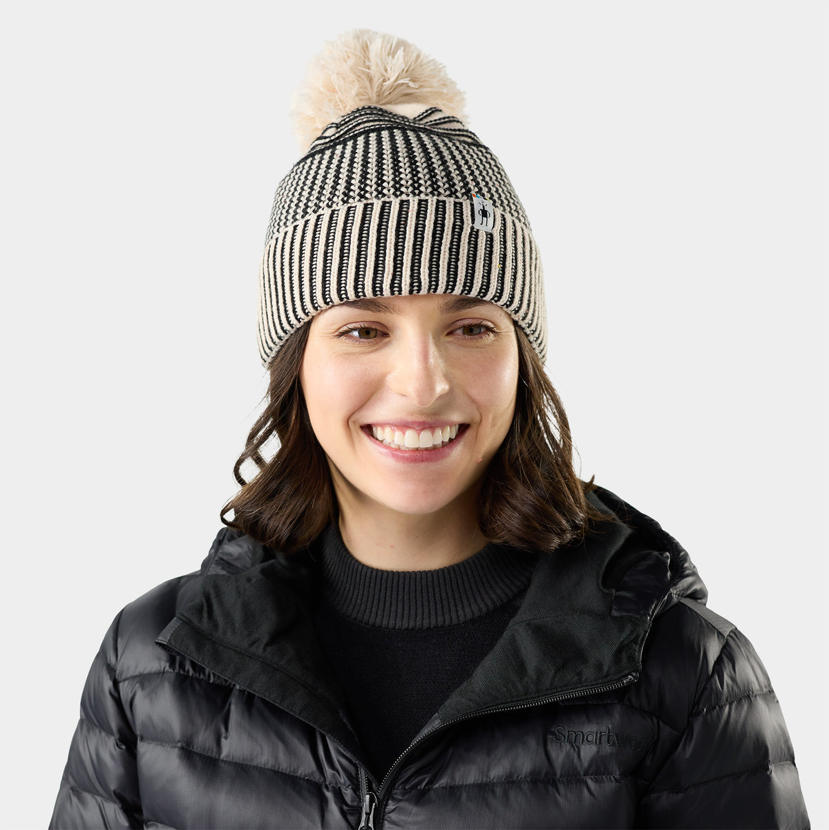 Tuque Summit en tricot avec pompon  - voir - 1
