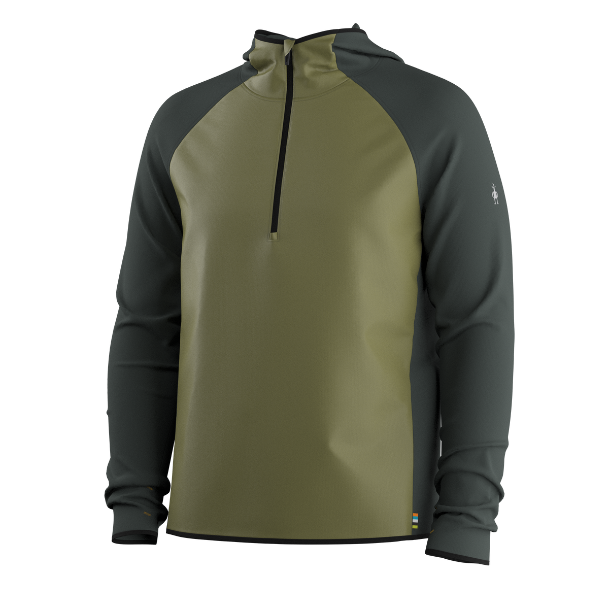 Men's Smartloft™ 1/2 Zip Hoodie Winter Moss - ver - 5