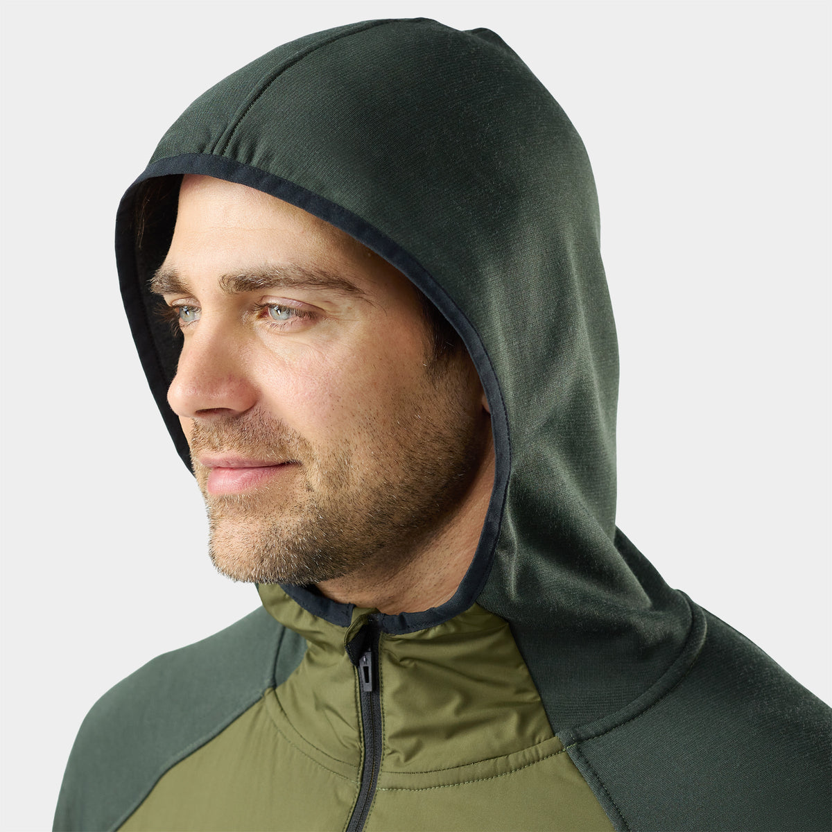 Men's Smartloft™ 1/2 Zip Hoodie Winter Moss - ver - 4