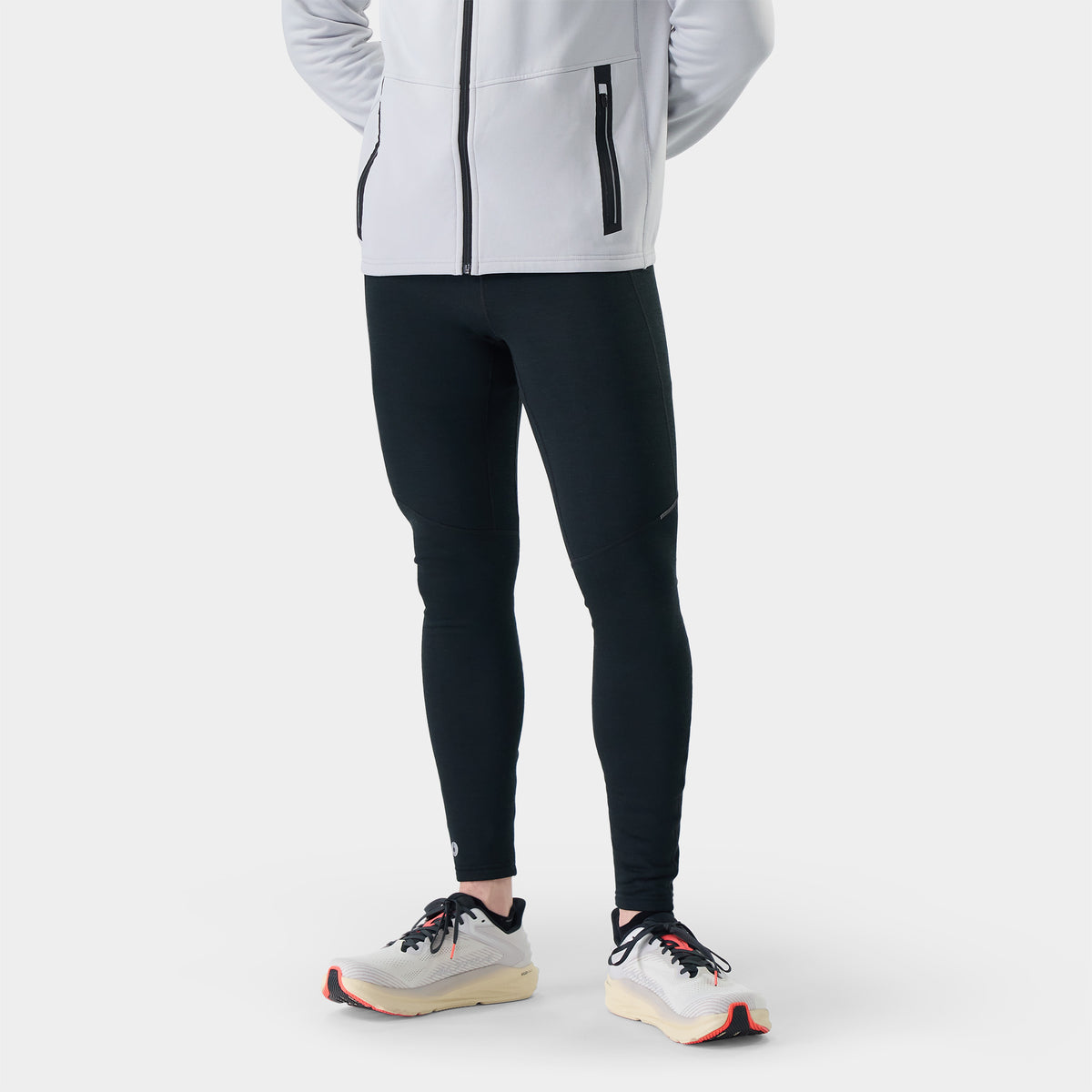 Men's Active Fleece Tight Black - ver - 1