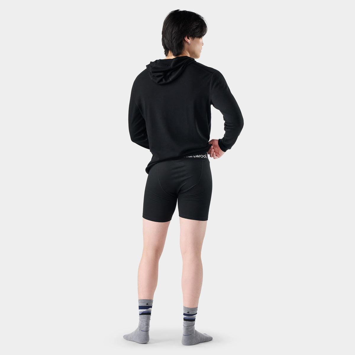 Men's Active Wind Boxer Brief Black - ver - 2
