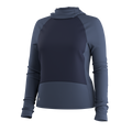 Women's Active Fleece Wind Hoodie Nightfall Blue-Deep Navy - ver - 6