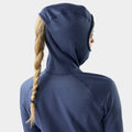 Women's Active Fleece Wind Hoodie Nightfall Blue-Deep Navy - ver - 3