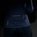 Women's Active Fleece Wind Hoodie Nightfall Blue-Deep Navy - ver - 4