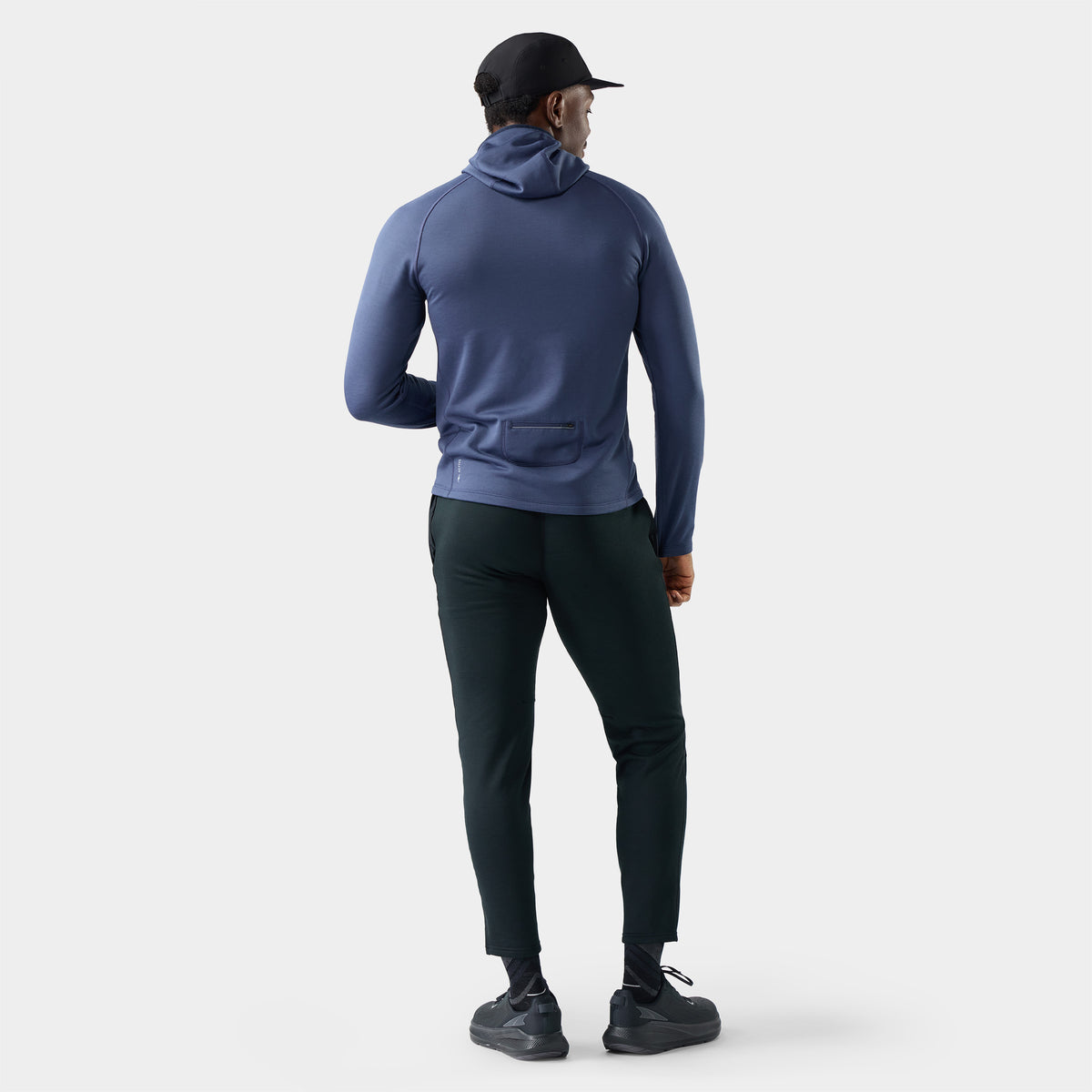 Haut à capuchon coupe-vent Active Fleece pour hommes  - voir - 2