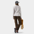 Women's Summit Funnel Neck Sweater White - ver - 2